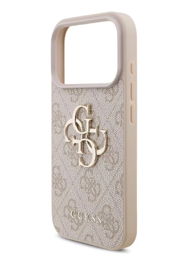 Guess PU Leather Case with Big 4G & Classic Logo for iPhone 17 Pro - Pink - Image 2